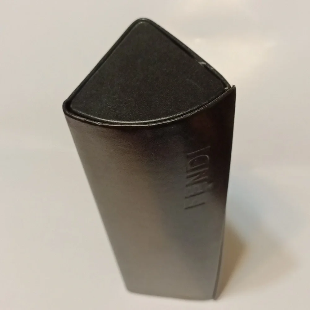 FENDI Eyewear glasses case hardshell triangle black optical protection storage